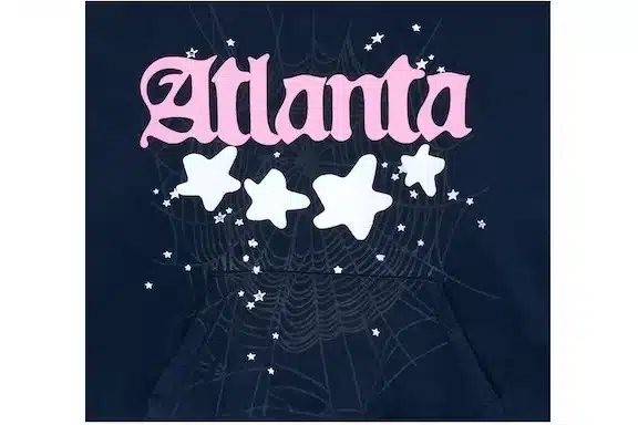 Navy Sp5der Atlanta Hoodie