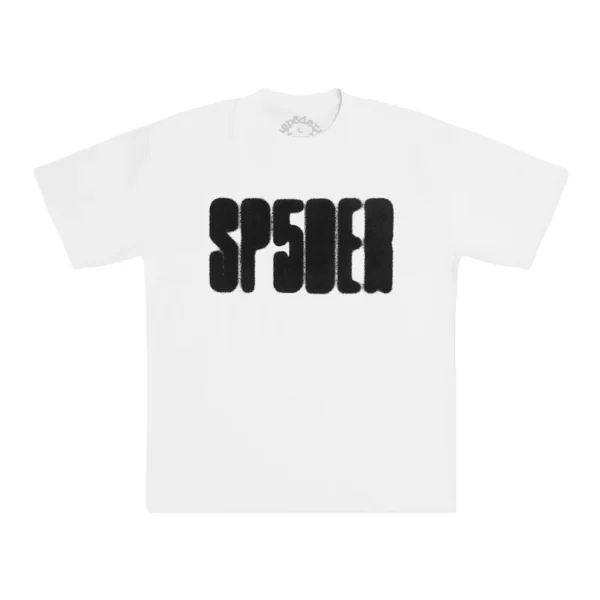 SP5DER FOCUSED LOGO TEE WHITE